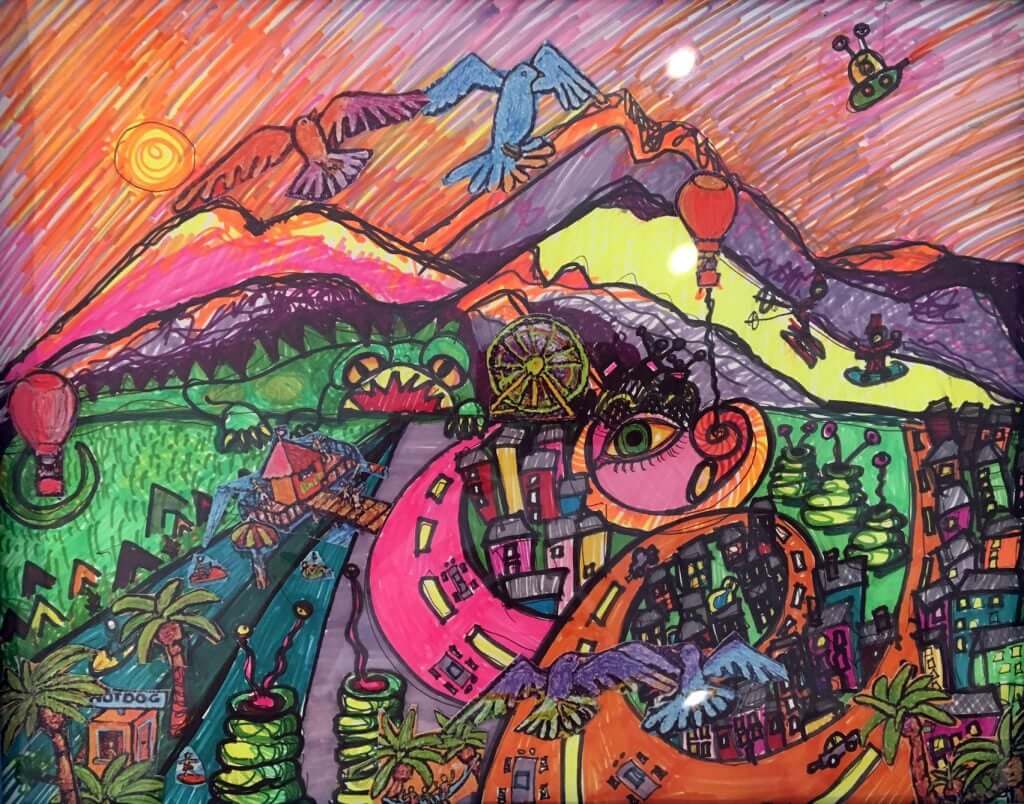 Donated art by JANA